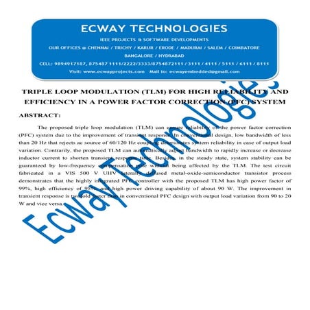 Interleaved boundary conduction mode (bcm) buck power factor correction ...