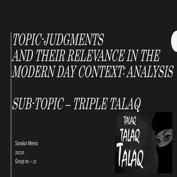 Triple talaq