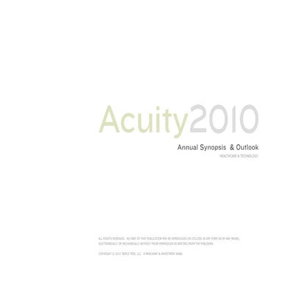 TripleTree  Acuity2010