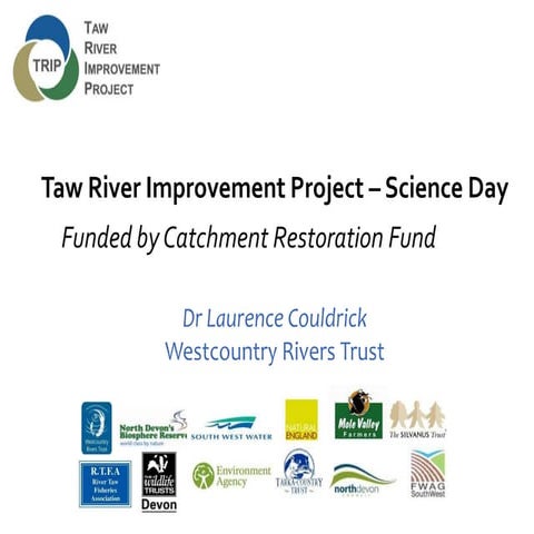 Taw River Improvement Project - Science Day