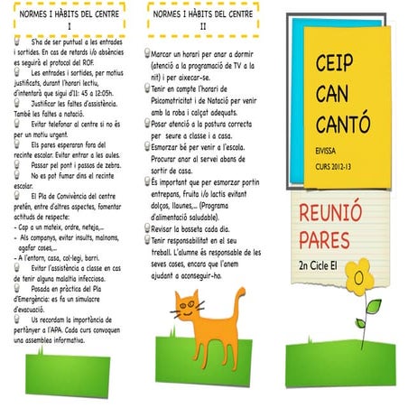 Triptic infantil | PDF