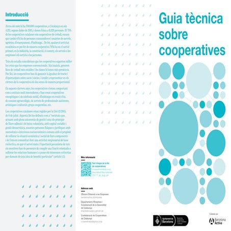 Guia tècnica sobre cooperatives