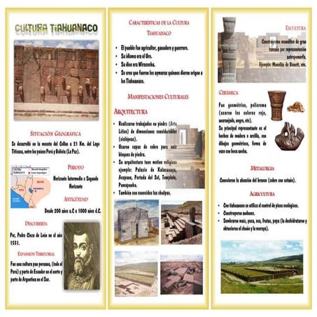 Triptico 02 - Tiahuanaco