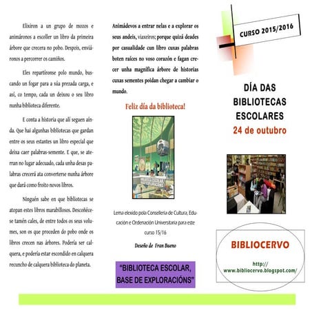 Triptico bibliotecas escolares