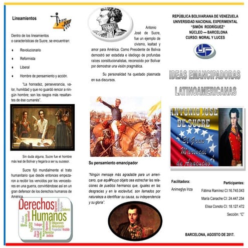 Triptico de antonio jose de sucre   copia