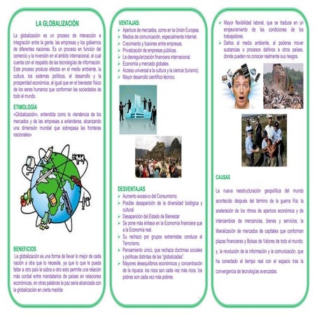 Triptico de la globalizacion