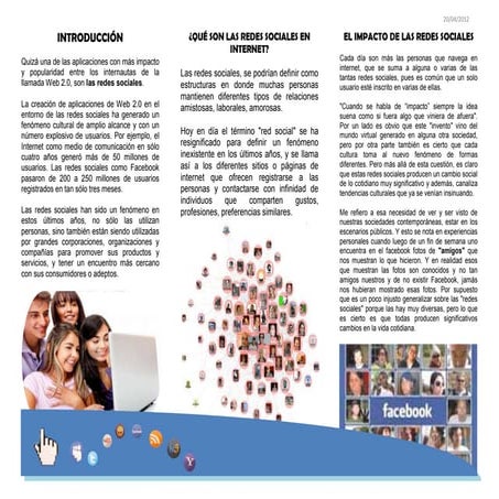 Triptico el mal uso de las redes sociales   20 abril