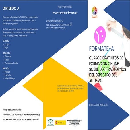 “FORMATE-A 3.0” Escuela online de formación gratuita sobre los trastornos del espectro del autismo.