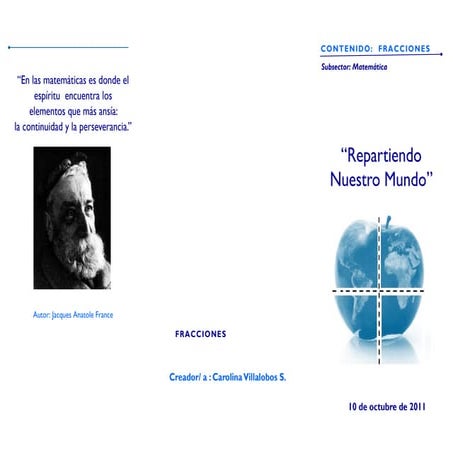 Triptico fracciones