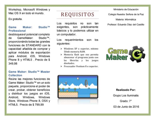 Triptico game maker