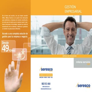 Triptico Milena Servicio Software ERP