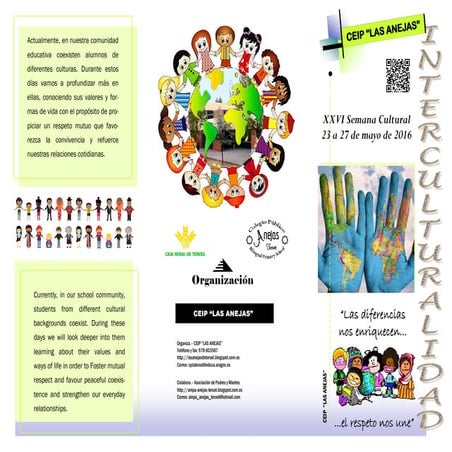 Triptico semana cultural