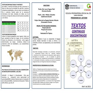 Triptico textos