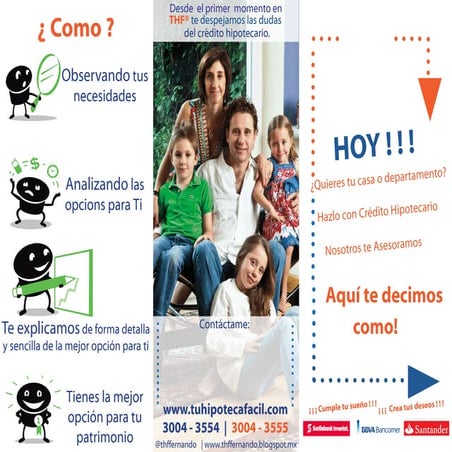 Triptico Tu Hipoteca Fácil | PDF