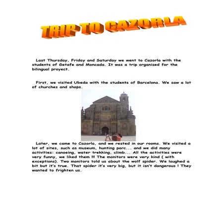 Trip To Cazorla[1] Revista