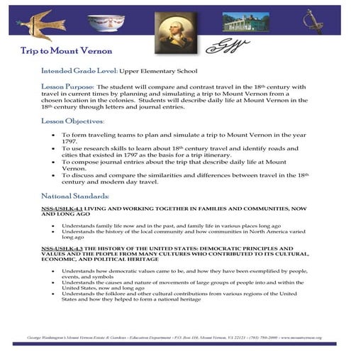 Trip To Mount Vernon