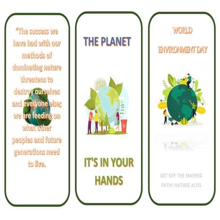 Triptych on Environmental Care.docx.school | DOCX
