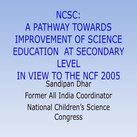 TRIPURA STATE LEVEL NCSC