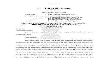 Tripura hc order