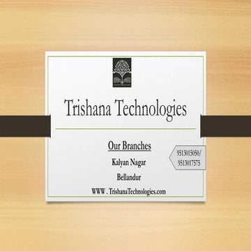 Trishana technologies
