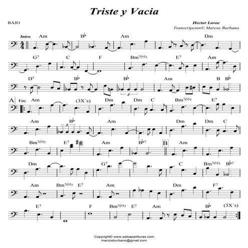 Triste y vacia   bajo