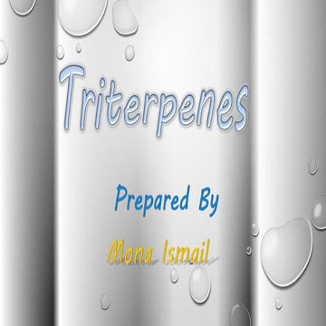 Triterpenes