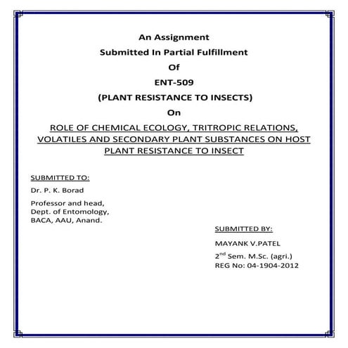 Tritrophic relationships
