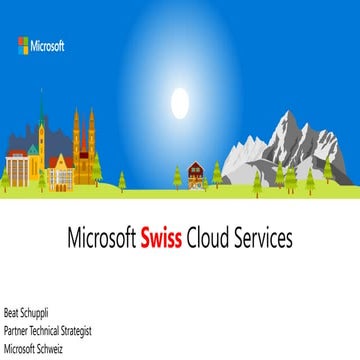 Trivadis - Microsoft Swiss Cloud Services