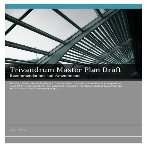 Trivandrum Master Plan Inputs - Final