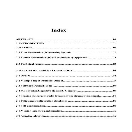 Abstract   5G Technology