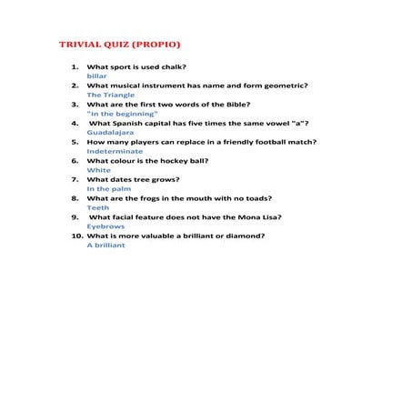 Trivial quiz (propio)