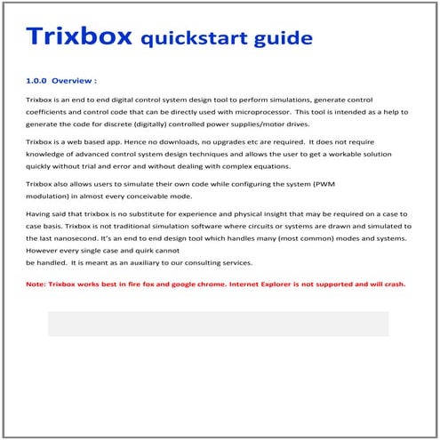 Trixboxguide