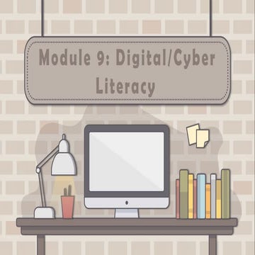 digital / cyber powerpoint presentation with examples