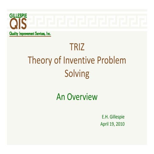 Triz Overview V 1 2