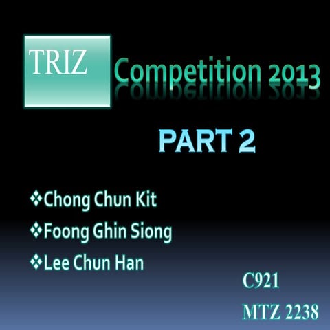 Triz part 2 pdf | PPT