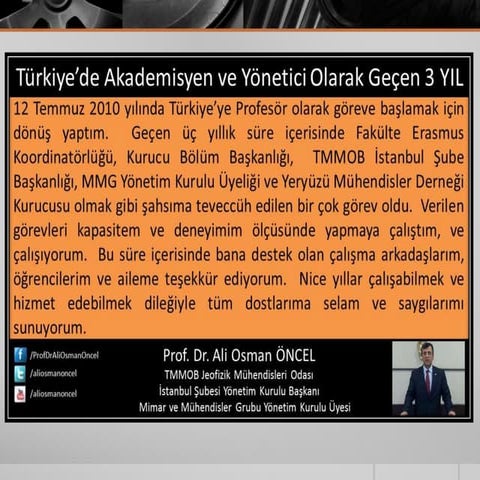 Türkiye'de Akademisyenlik Serüvenim