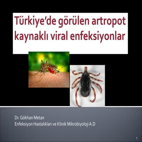 Türkiye’de görülen artropot kaynaklı viral enfeksiyonlar (fazlası için www.ti...