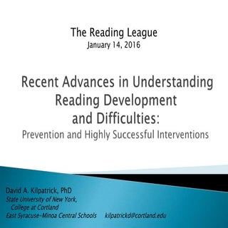 January 14 2016 Reading League pres...