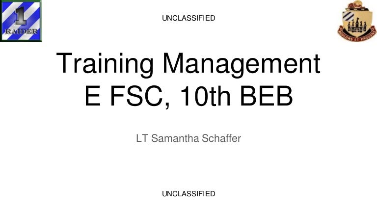 Training Training