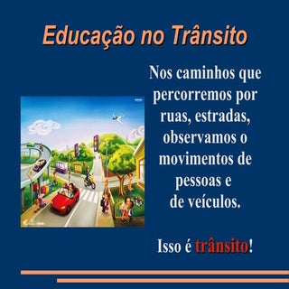 Educação no Trânsito