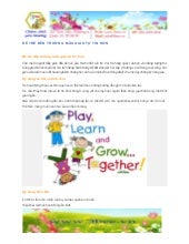 để Trẻ đến trường mẫu giáo tự tin hơn