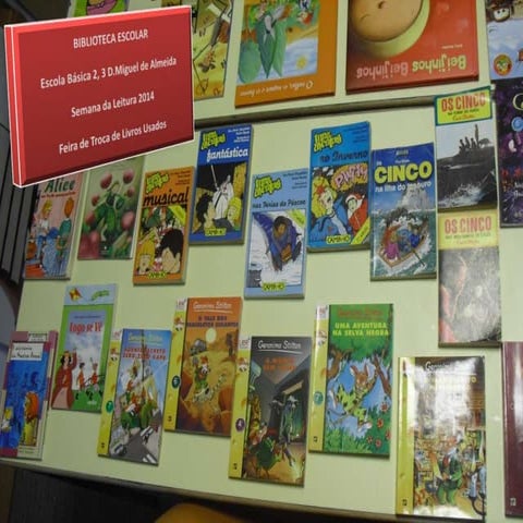 Feira de Troca de livros usados