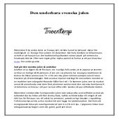 Den underbara svenska julen