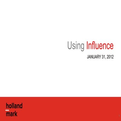 Holland Mark presentation