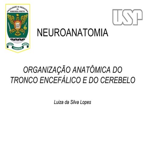 Aula sobre a anatomia do Tronco e cerebelo