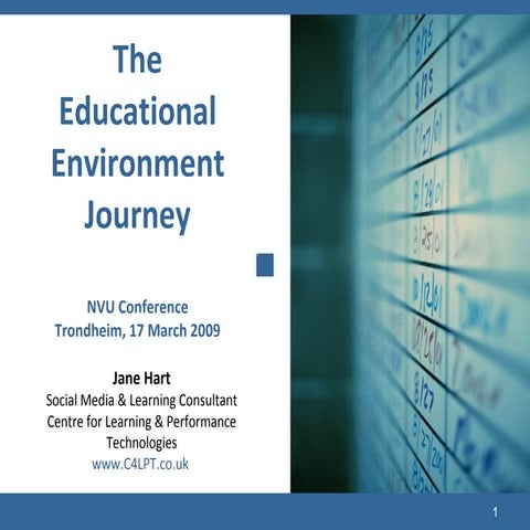 The Educational Environment Journey