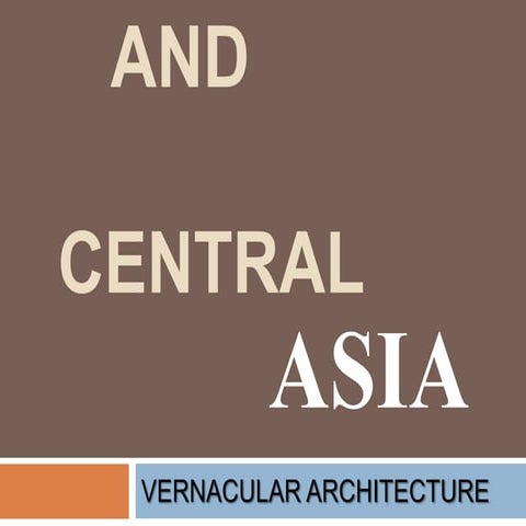 Vernacular Architecture