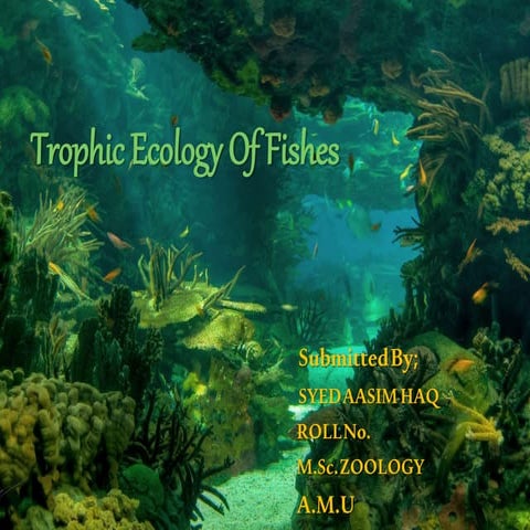 Trophic ecology of fishes,polyculture, fish food analysis and fish deformitie...