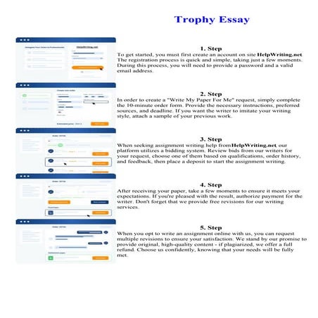 Trophy Essay