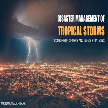 Tropical storms disaster management- USA vs India | PDF